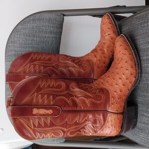 Delta OIL RESISTANT Women's Leather Textured Cowboy Boots